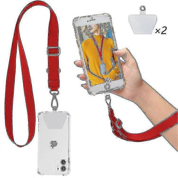 Mobile phone strap cover detachable necklace universal