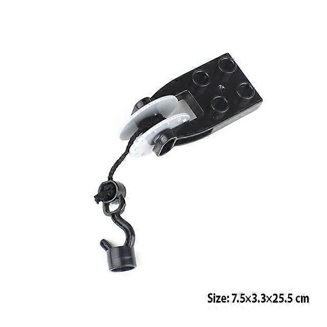 Big Building Block Vehicle Accessory DIY Assemble Trailer Propeller Robotic Arm Excavator Compatible Big Brick Toys For Children