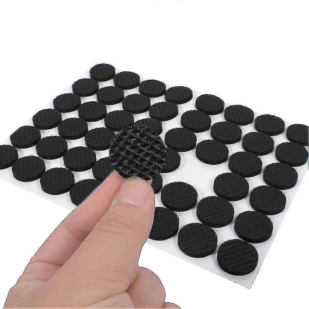 Antidérapant Auto-adhésif Caoutchouc Pieds Pads Noir Funiture Chaise Pads Protecteurs de sol