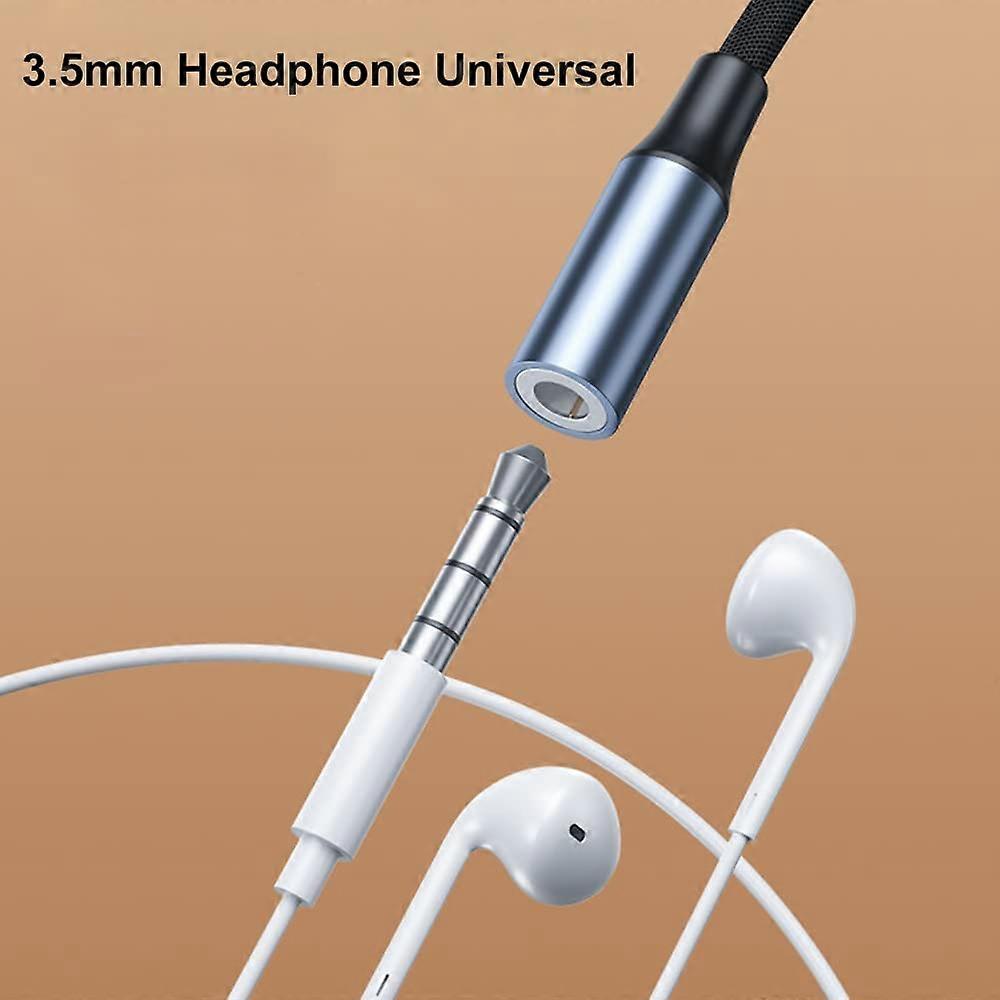 USB C to 3.5mm Jack Adapter (2 Pack), Headphone Adapter Type C to 3.5mm Earphone Adapter Compatible with Samsung Galaxy S22 S21 S20 Note20, Xiaomi, Hu