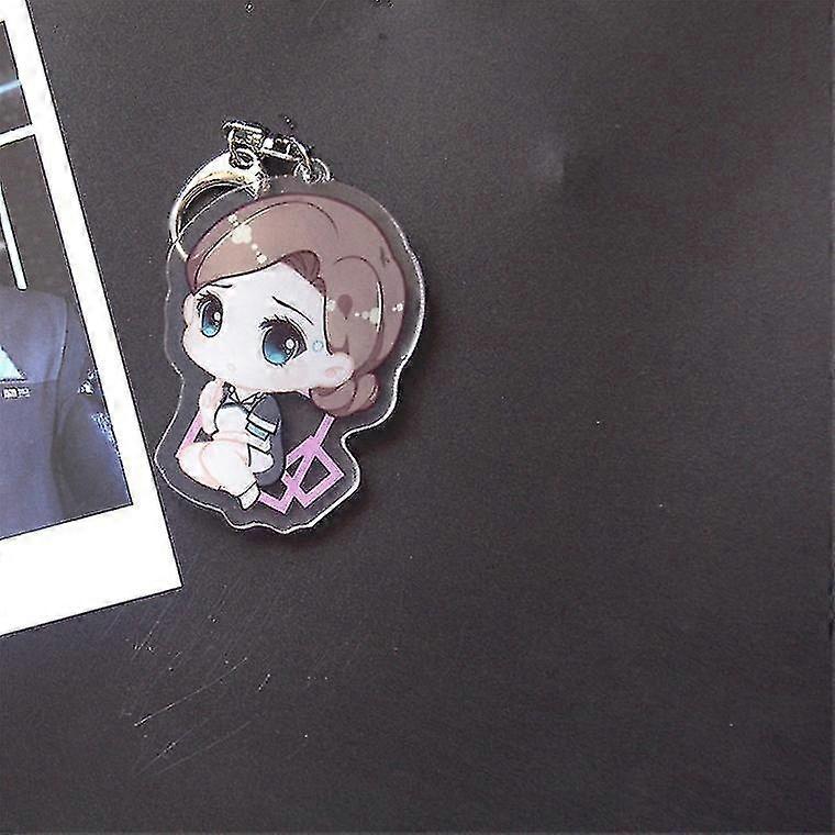 Game Detroit: Become Human Acrylic Keyring Keychain Two Sided Key Chain