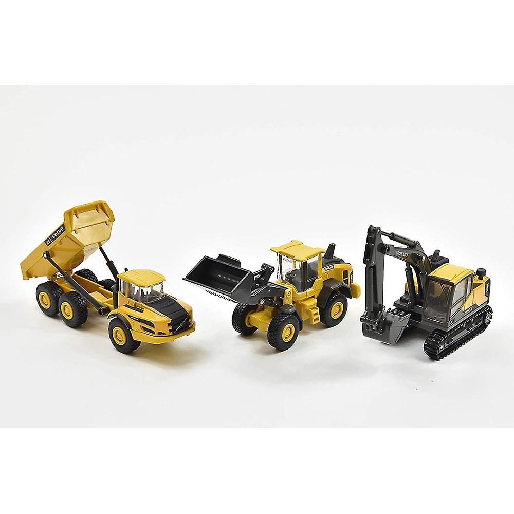Die-Cast Volvo Construction Vehicles 3 Pack Set