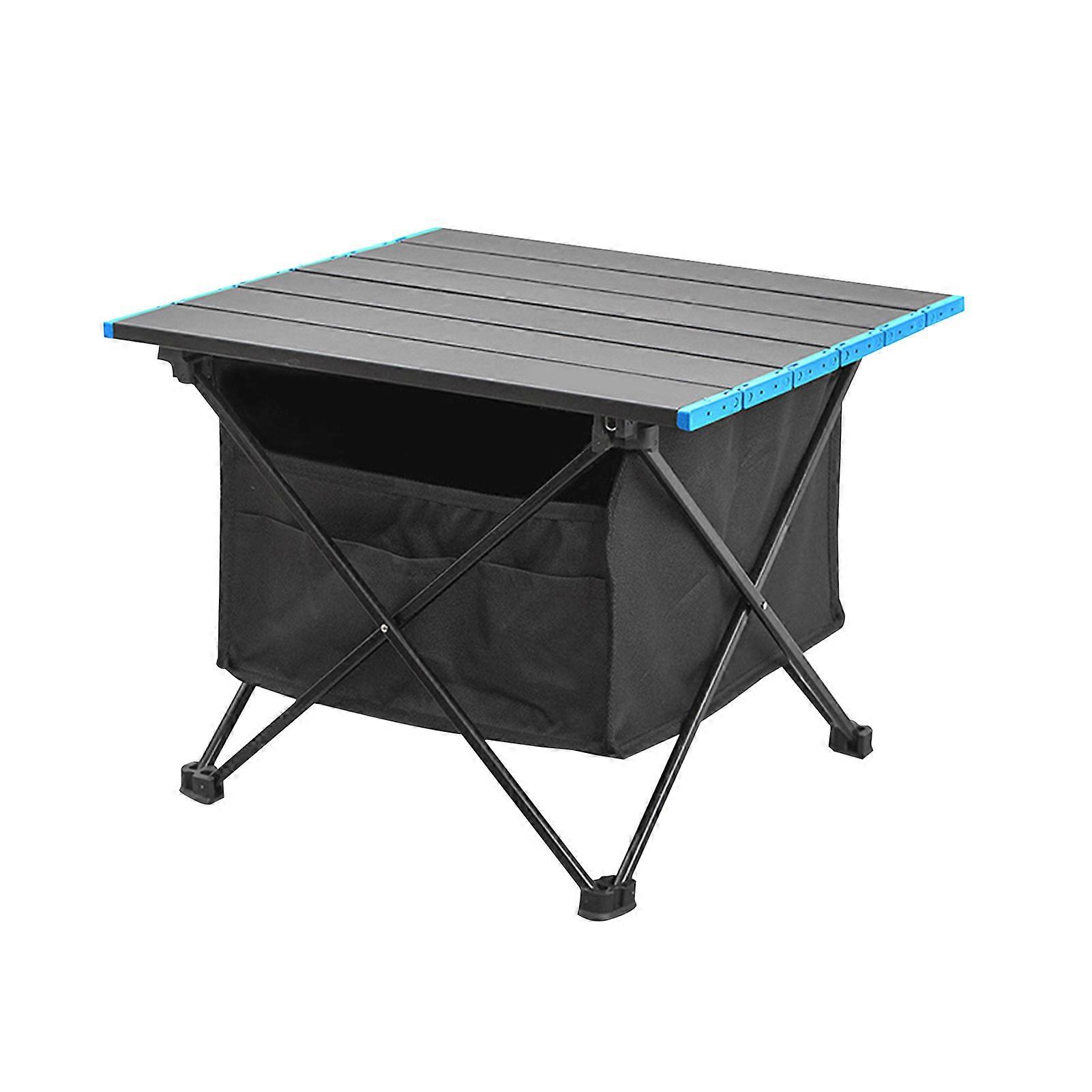 Picnic table of portable, light and foldable, multifunction, with storage bag, for the beach and the hike