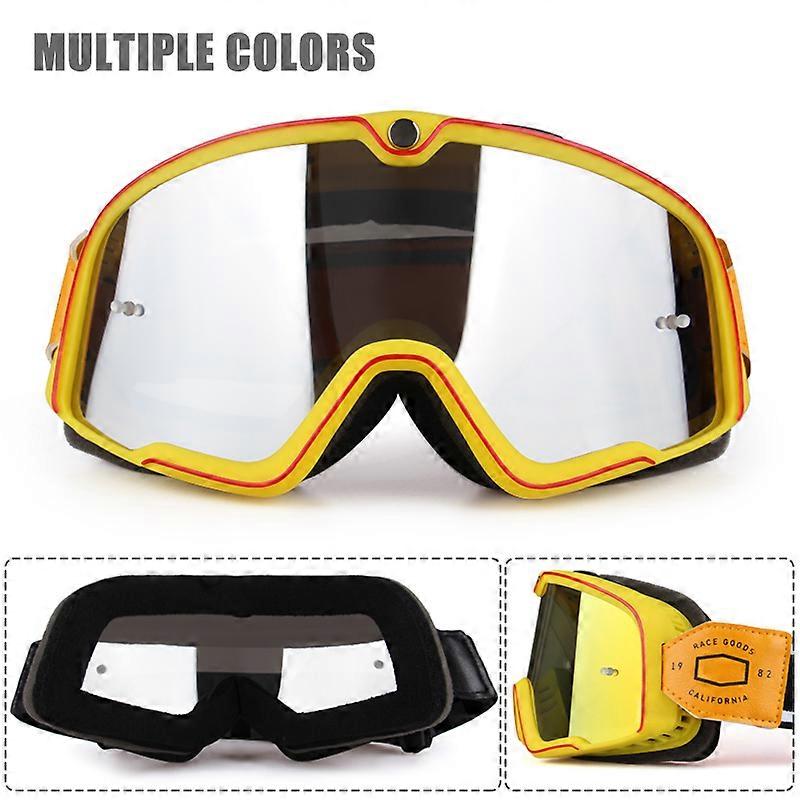 نظارات واقية للدراجات النارية الكلاسيكية، نظارات تزلج، نظارات شمسية موتوكروس، نظارات واقية للدراجات الرباعية، حزام مانع للانزلاق، مضاد للأشعة فوق البنفسجية، نظارات سباق الدراجات النارية