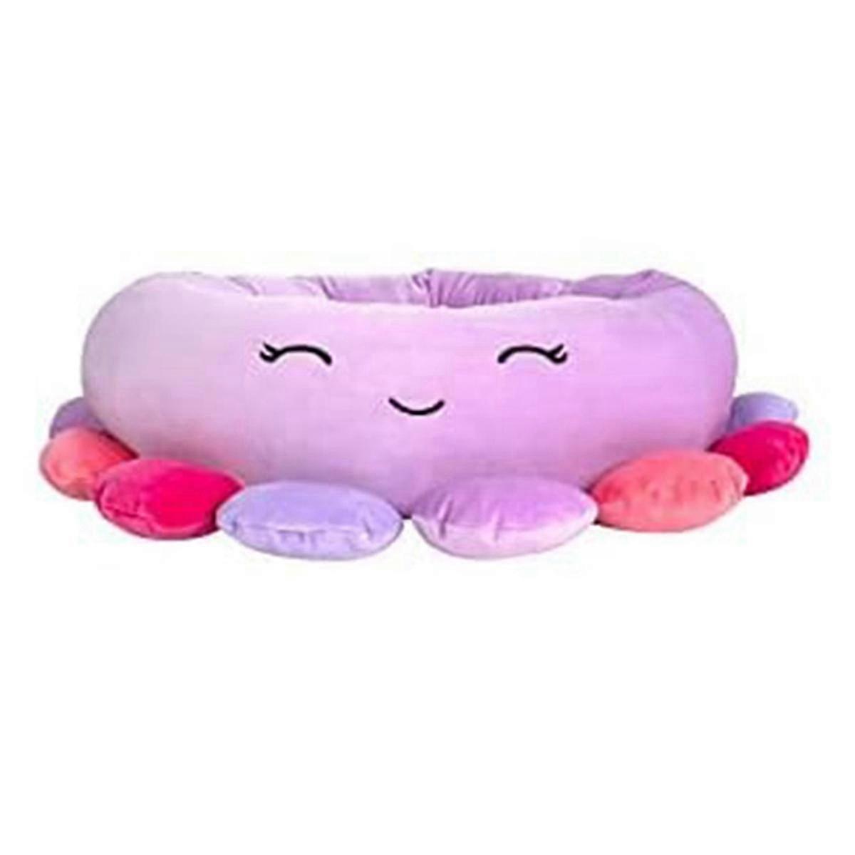 20-Inch Octopus Pet Bed - Small Ultrasoft Plush Pet Bed