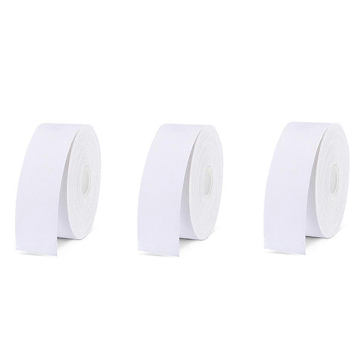 D101 D11 D110 12X30Mm White Label Printing Paper Name Sticker Adhesive Book Stationery Labeling Machine Labels Roll