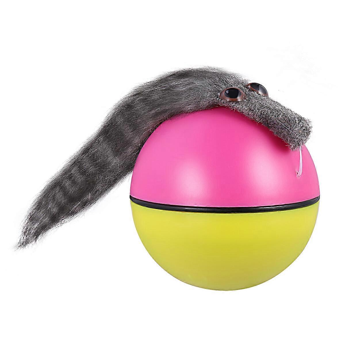 POPETPOP Beaver Ball Electric Beaver Weasel Toy Rolling Ball Water Mouse Toy for Cat Puppy Dog (Random Color)