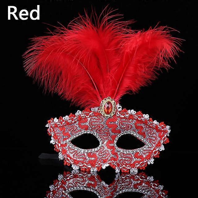 Party Princess Masquerade Masks Woman Feather Lace Flower Eye Mask  Halloween Beauty Ball Carnival Sexy Dress Multi Color Mask | Fruugo SA