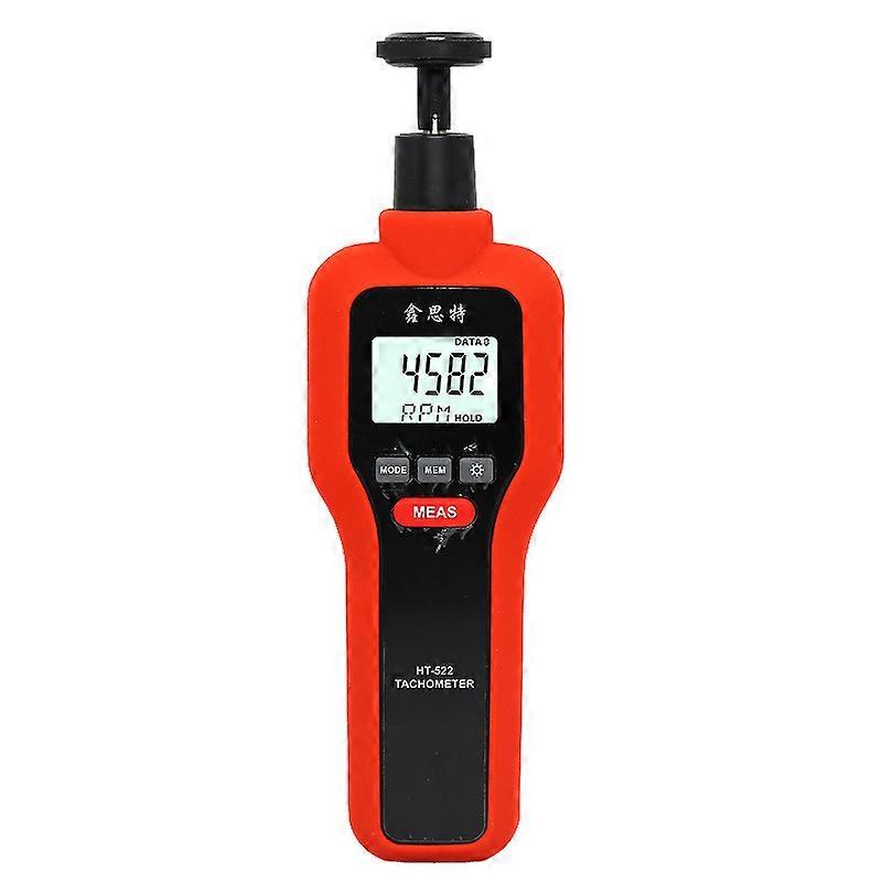 Mengshen 2 in 1 digital tachometer, contact and non-contact speed rotation tester