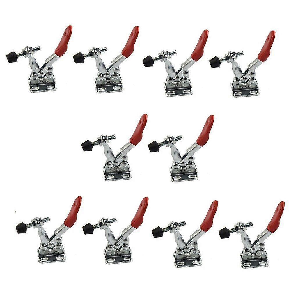 10* Red Toggle Clamp GH-201A Quick Release Hand Tools Horizontal Clip Set KBB