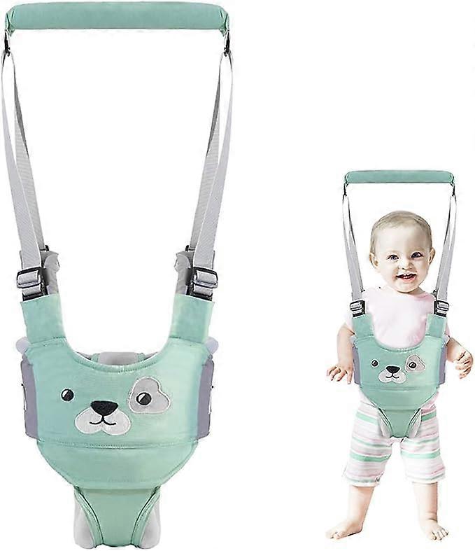 (green)Baby Walking Harness, Baby Harness, Baby Walking Aid, Toddler Walker, Baby Safety Harness, Child Adjustable Straps Walking Aid