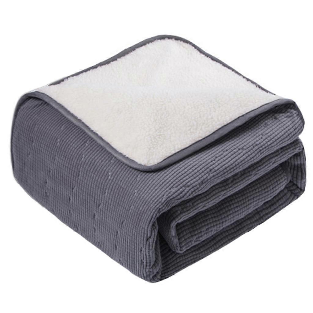 Electric Heating Blanket Double Side Lamb Fleece Thicken Soft Comfortable