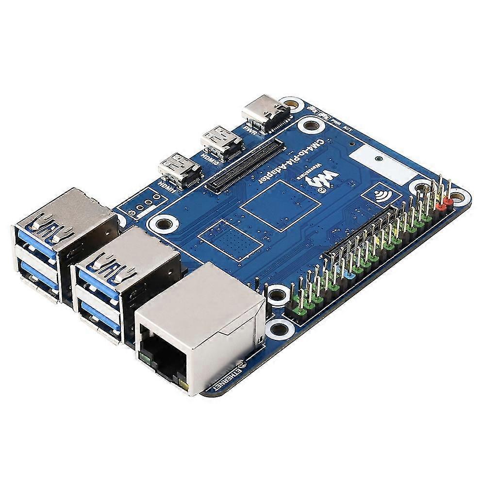 Cm4 To Pi4b Expansion Board 4-way Usb3.0+rj45 Gigabit Ethernet Port Cm4 To Pi4 Adapter For 4b Boar