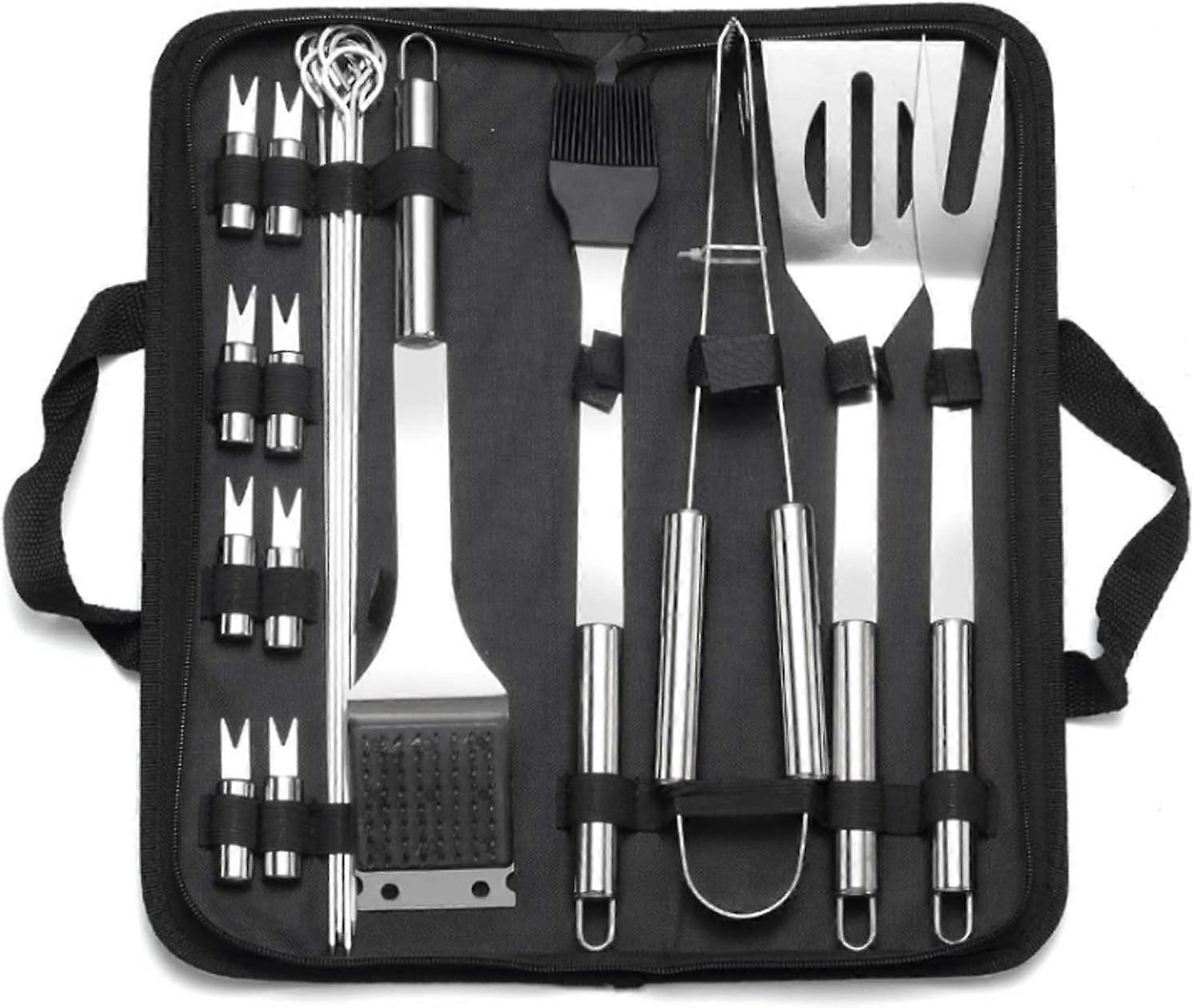 20 Pieces Grill Utensils, Grill Tool Set, For Grilling