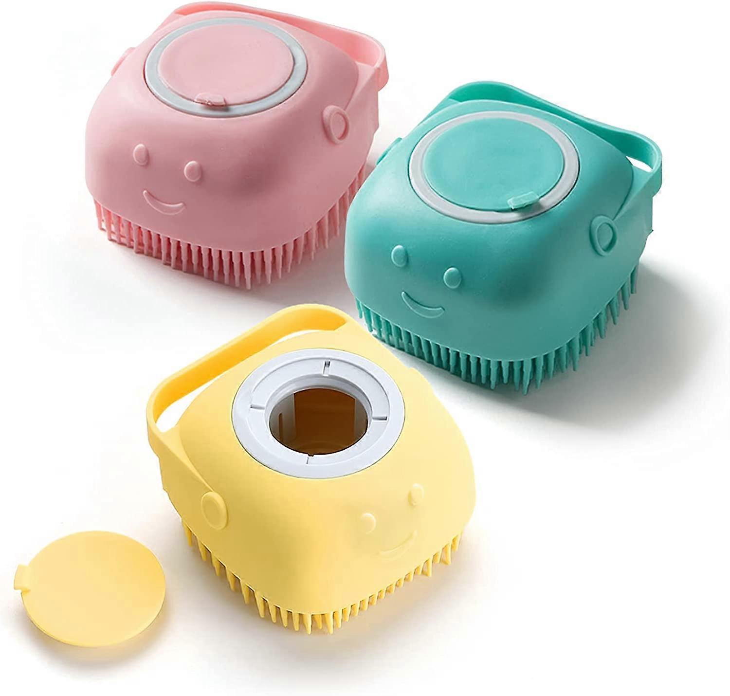 3Pcs Body Brush Scrubber