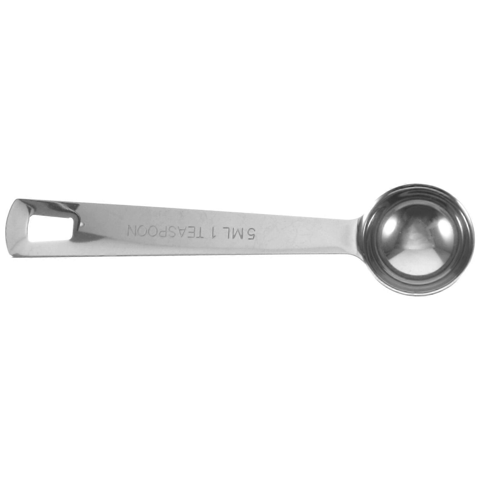 Measuring Spoon Multipurpose Stainless Steel 5ml Measuring Spoon Metal Measuring Scoop for Baking
