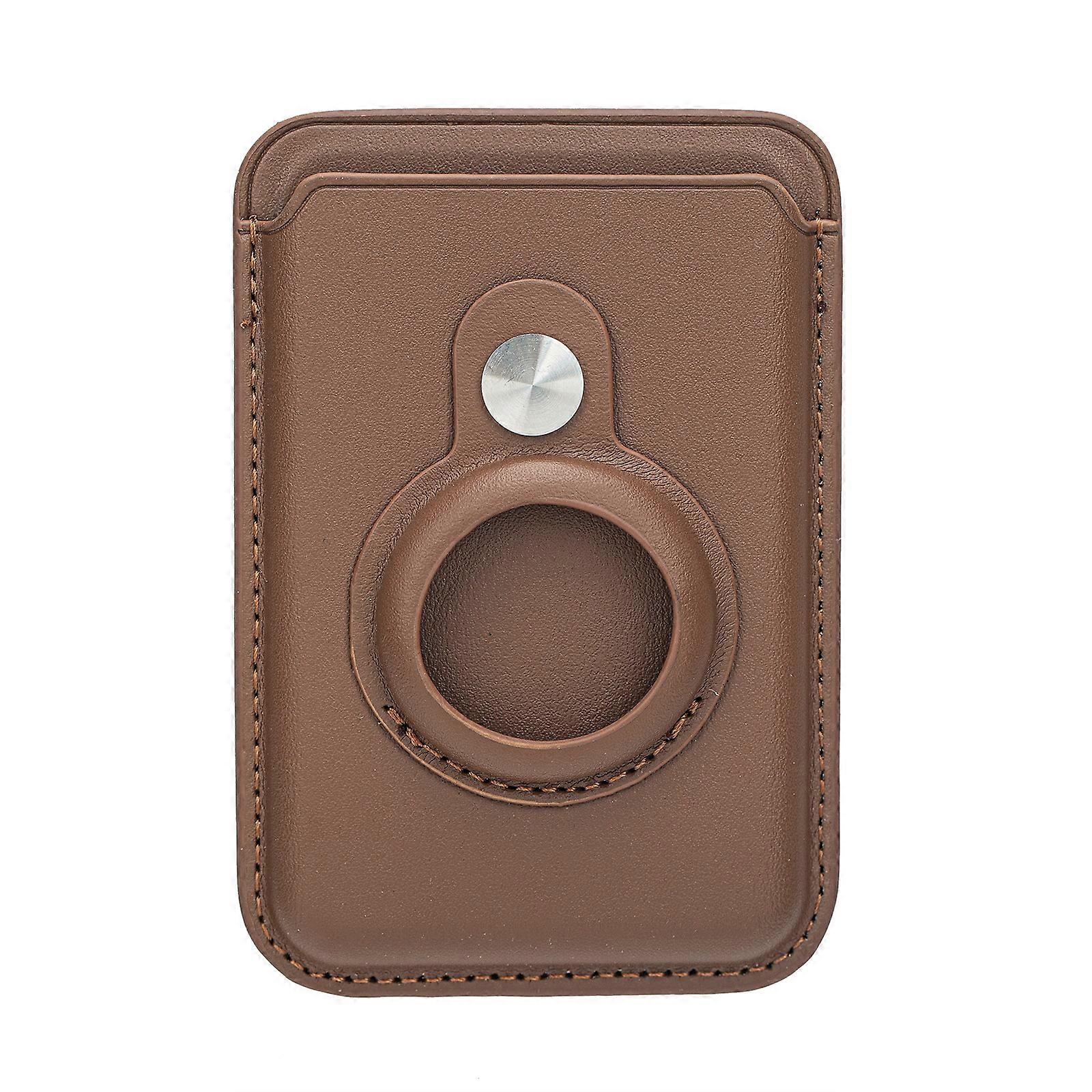 INF Leather AirTag Wallet with Magnetic Closure