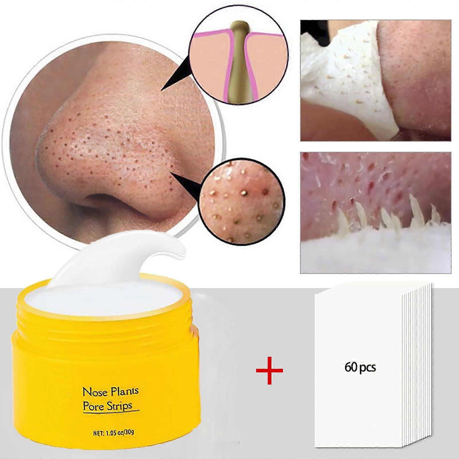 White Nasal Mask Paired With 60 Sheets Of Nose Mask Cleaning Nasal Patch 30g