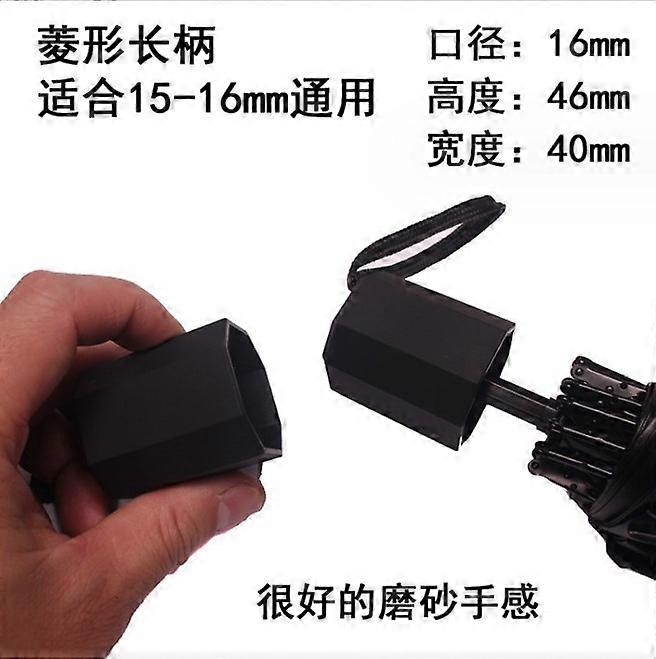 2Pcs Sturdy Umbrella Handle Replacement Replaceable Umbrella Grip Plastic Umbrella Grip Replacement