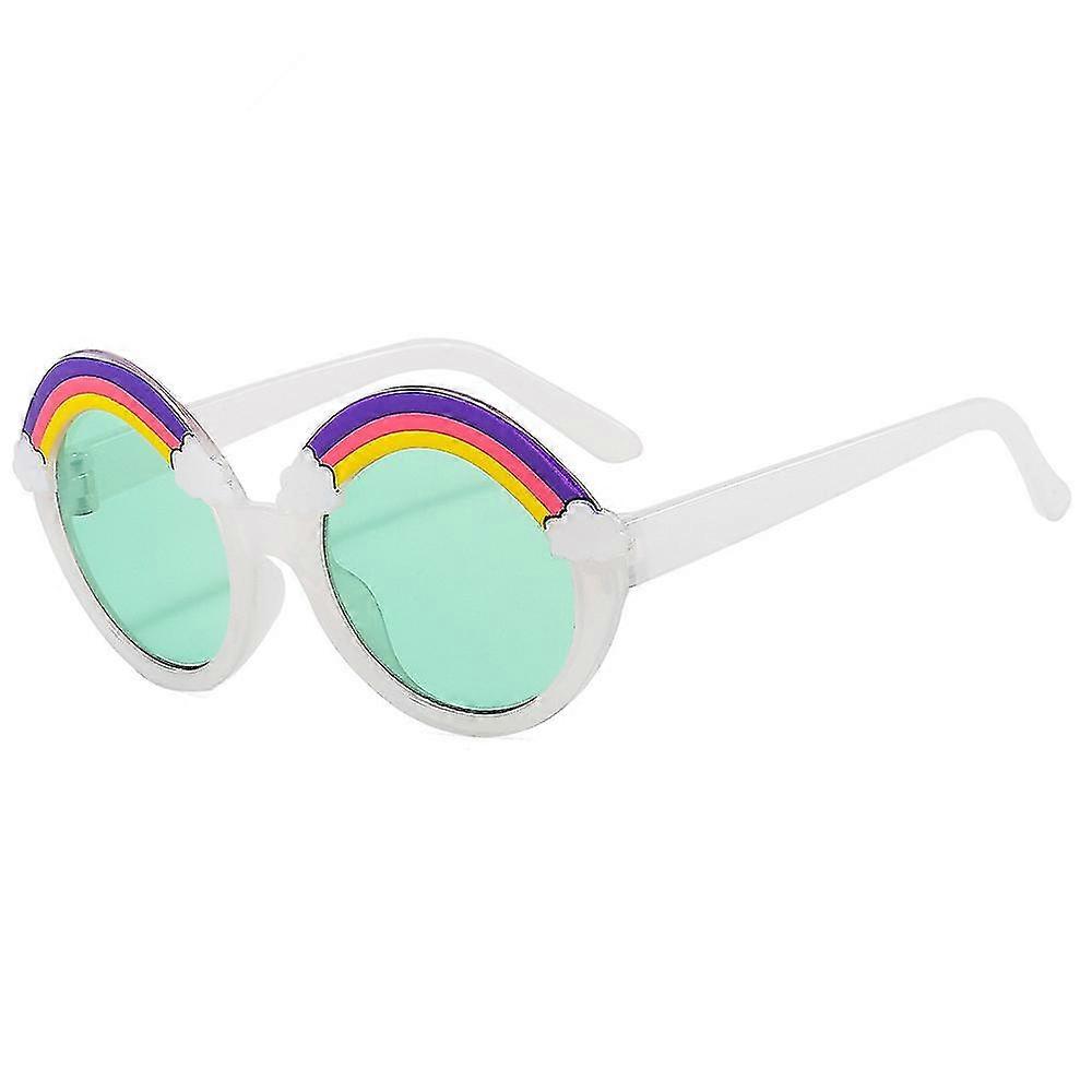 Barn Regnbåge Solglasögon Unisex Flickor Pojkar Solglasögon Polariserad Söt Uv 400 Solglasögon