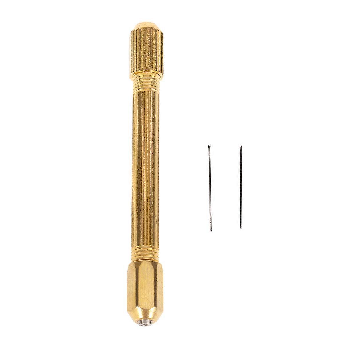 3PCS Steel Crochet Needles DIY Loop Needle Hook Tool with Handle for Doll Hair Style Hair Extension