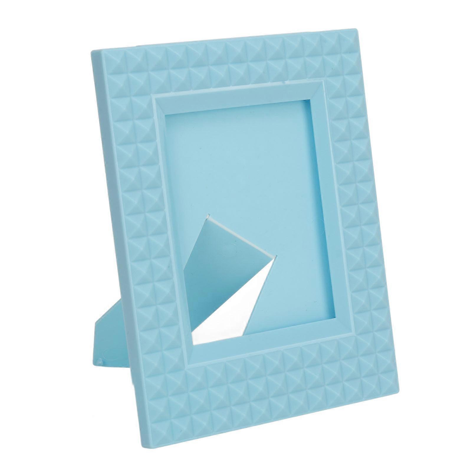 Mini Photo Frames 4.3x3.3in Picture Frames for Desktop Tabletop Mini Instant Photo Frames for Instax Mini 12 11 9 8 7 EVO for Polaroid Blue