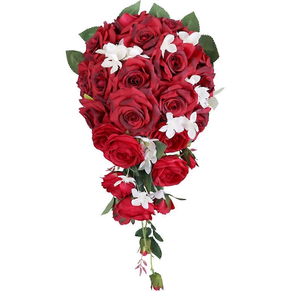 Artificial Flower Bouquet Simulation Rose Flowers Ornament Decor