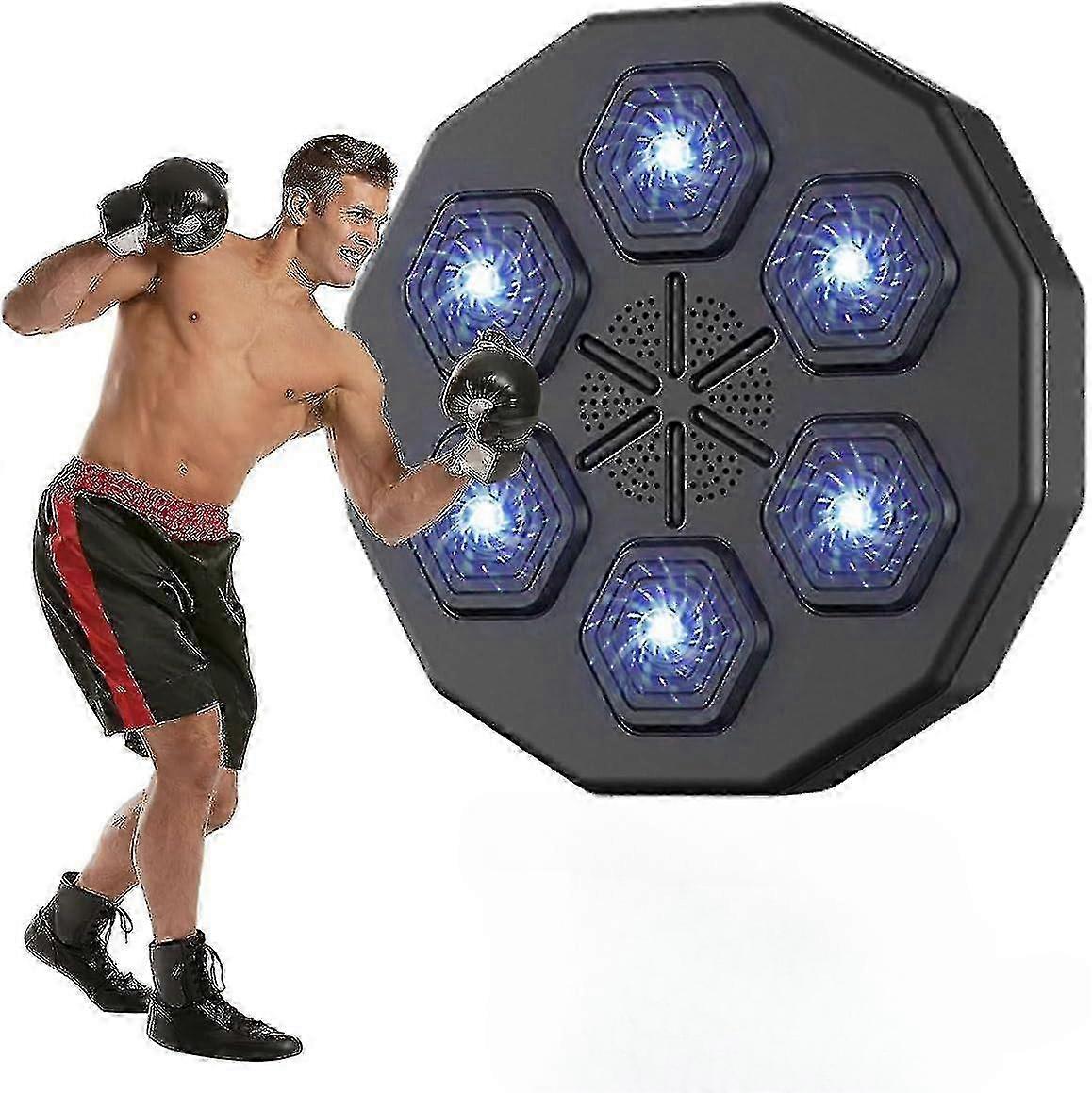Boxing Training Music Electronic Boxing Wall Target Smart Wall Mounted Combat con guanto da boxe