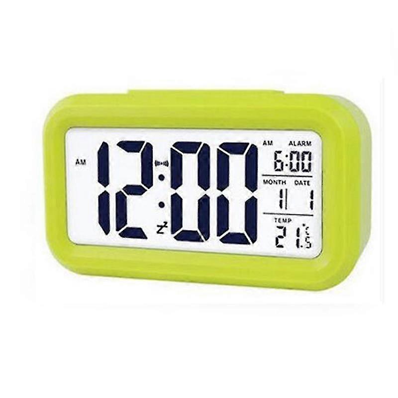 Digital LCD Alarm Clock with Calendar Thermometer