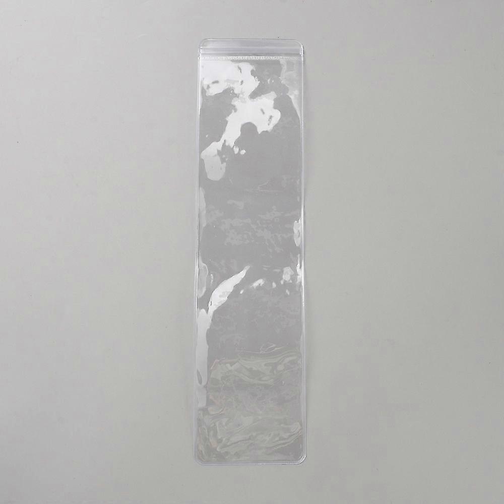 PVC Transparent Zip Lock Bags Rectangle Clear 30.1x7.5x0.2cm