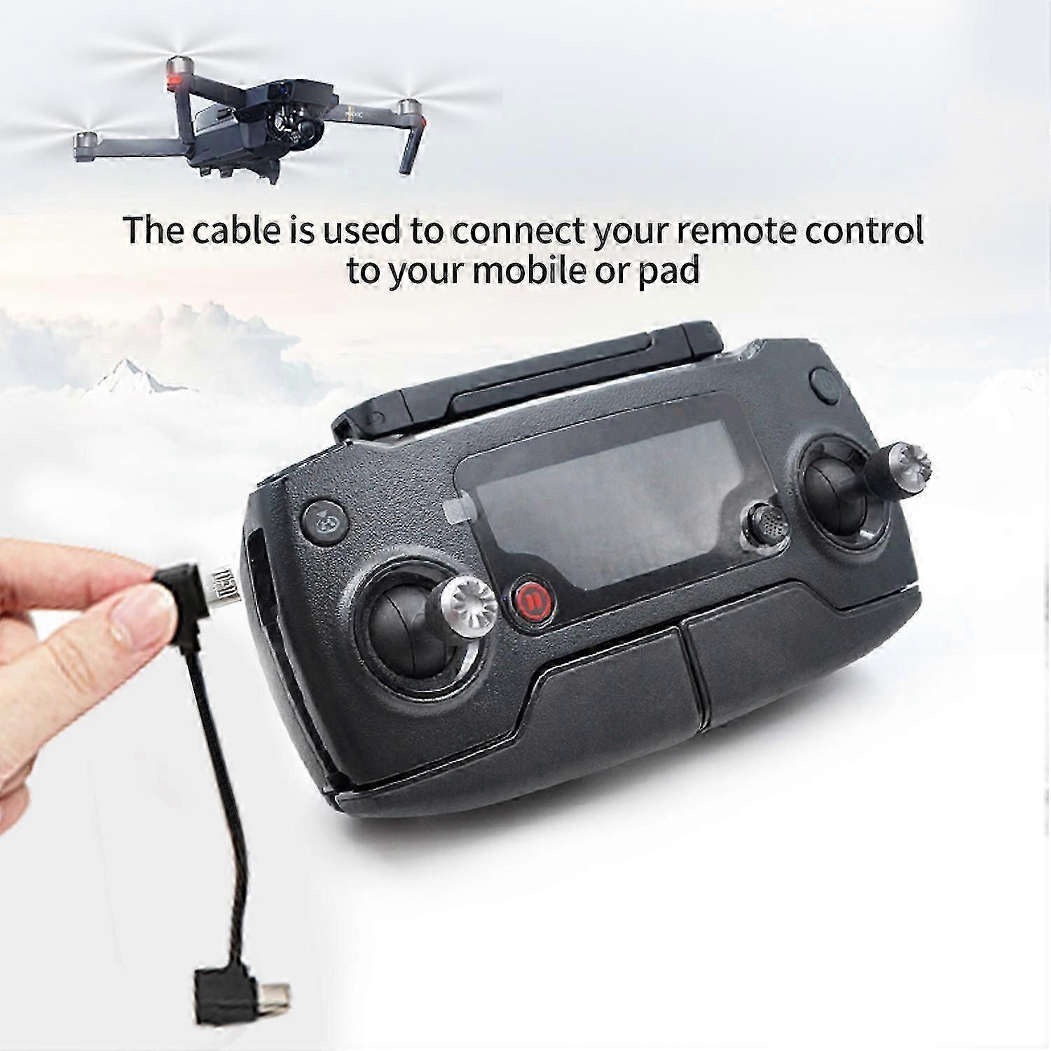 thumbnail image 2 of Motohub Remote Controller Cable For DJI Mavic Pro / Air / Spark – Micro USB 2 of 4