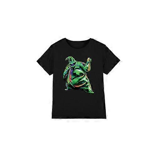 ナイトメアー・ビフォア・クリスマス 子供/子供 ウギー・ブギー塗装済みTシャツ