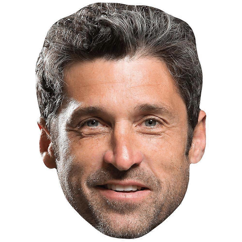 Patrick Dempsey (flin) kändismask, platt kort ansikte
