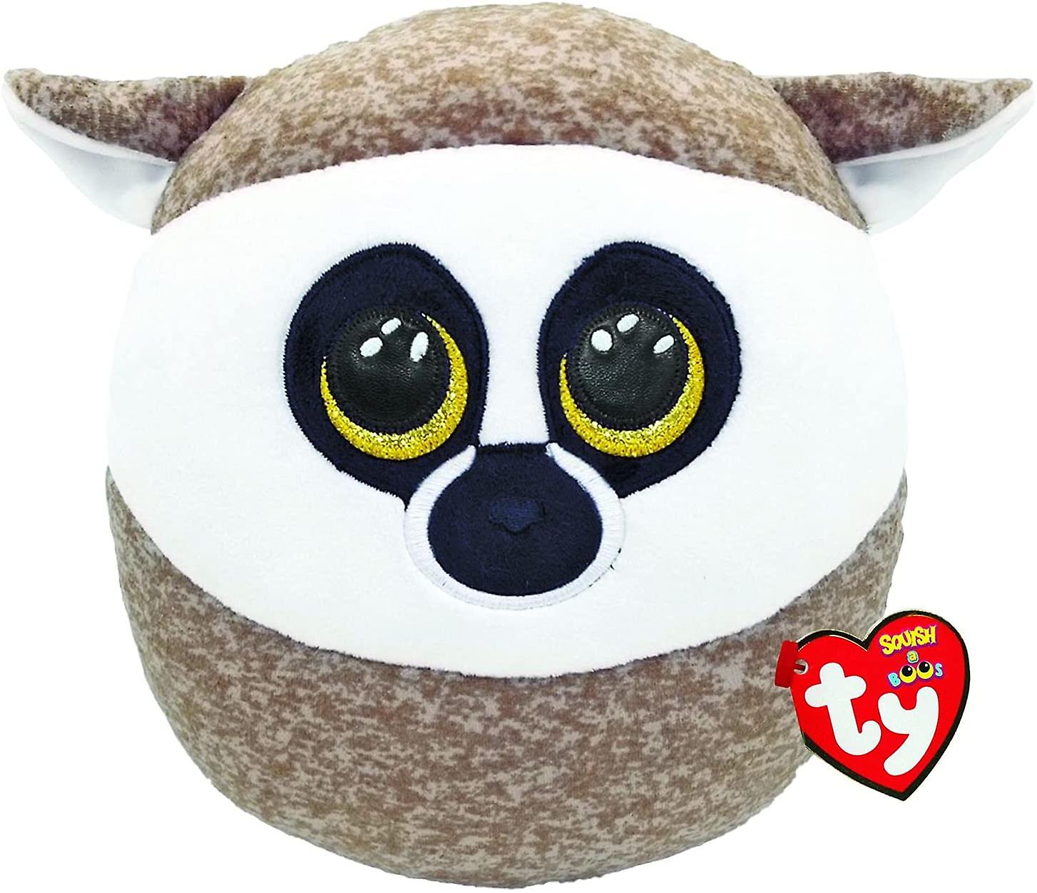 TY Linus Lemur Squish-A-Boo 10"