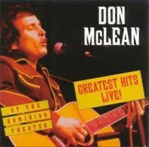 Mclean Don Greatest Hits Live CD