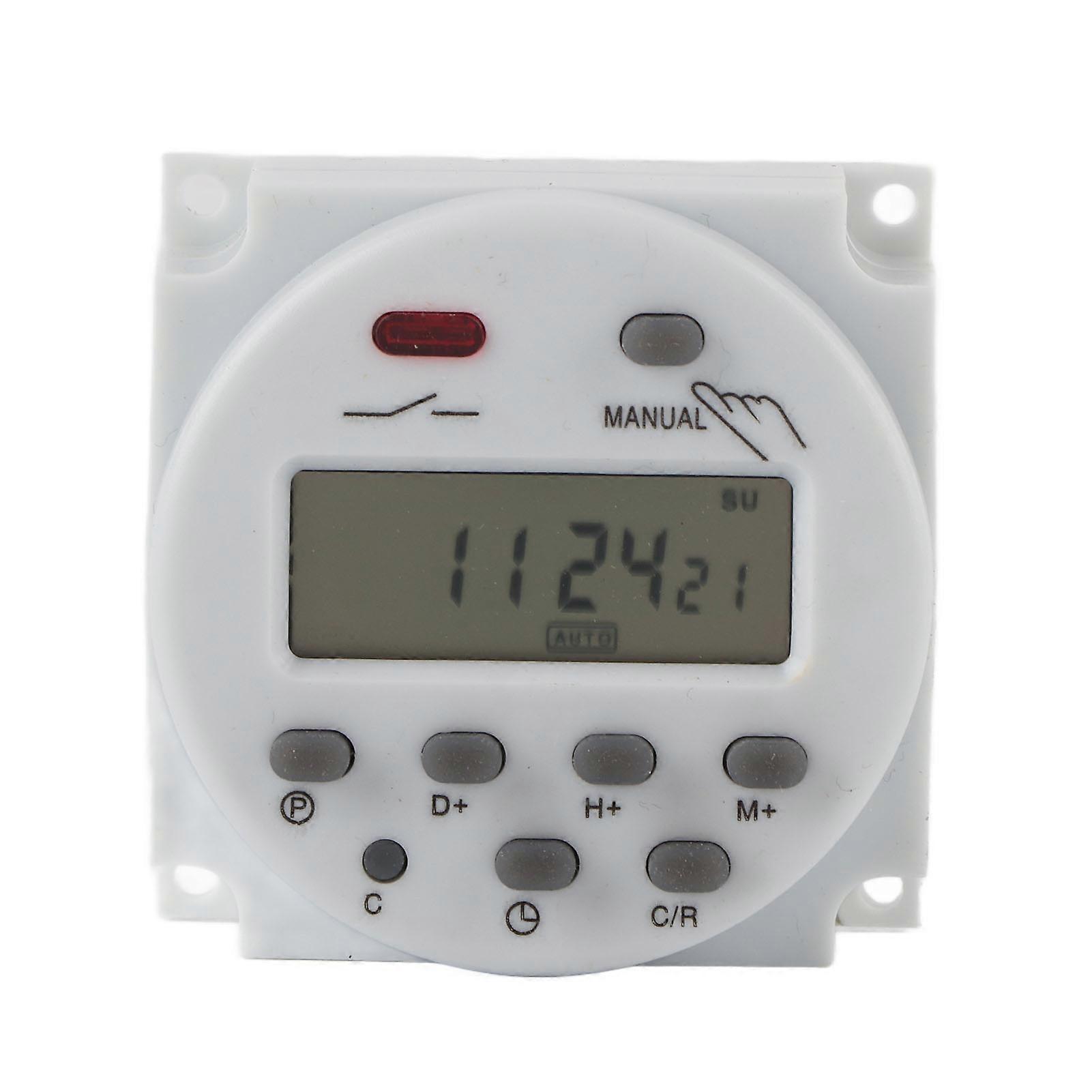 LCD Digital Programmable Control Power Timer Switch Time Relay (220VAC)