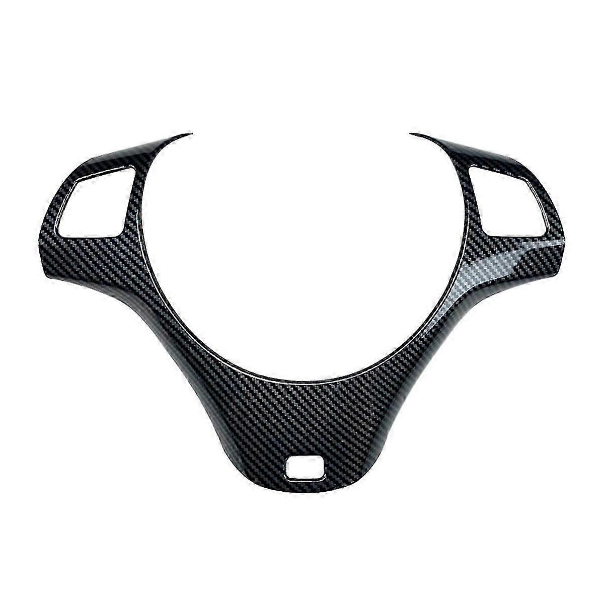 LHD Kolfiber ratt Trim för BMW 3-serie E90 E92 E93 2005-2012