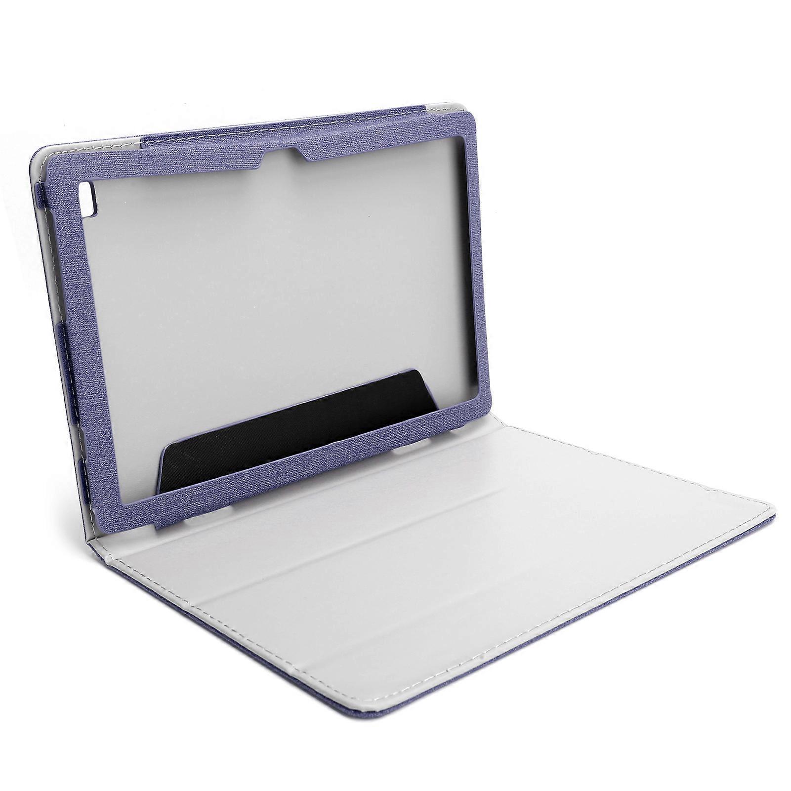Tablet Leather Case Protective Shell AntiDrop Computer Accessories for Teclast P20HD(Blue )
