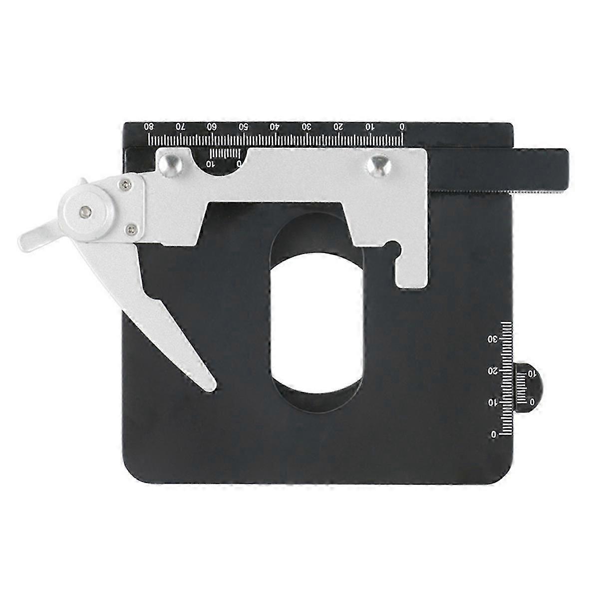 XY Axis Metal Mechanical Stage Mobile Platform with Scale for Biological Microscope Slide Specimen