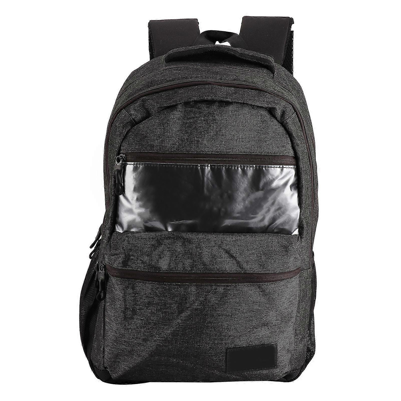 Stylish Dark Gray Portable Leisure Backpack for Teenagers - Ideal for Outdoor Activities