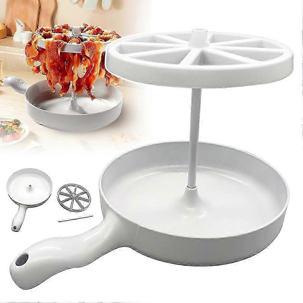 Microwave Bacon Cooker Quick Efficient Microwave Crispy Bacon Maker for Home Family