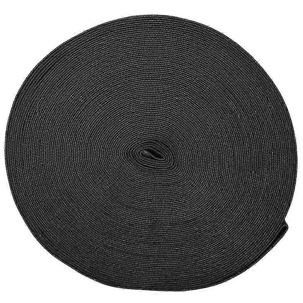 Knitted Elastic Band Thicken Sewing Accessory Craft Collection for Protective Clothing CuffsBlack 30mm Width