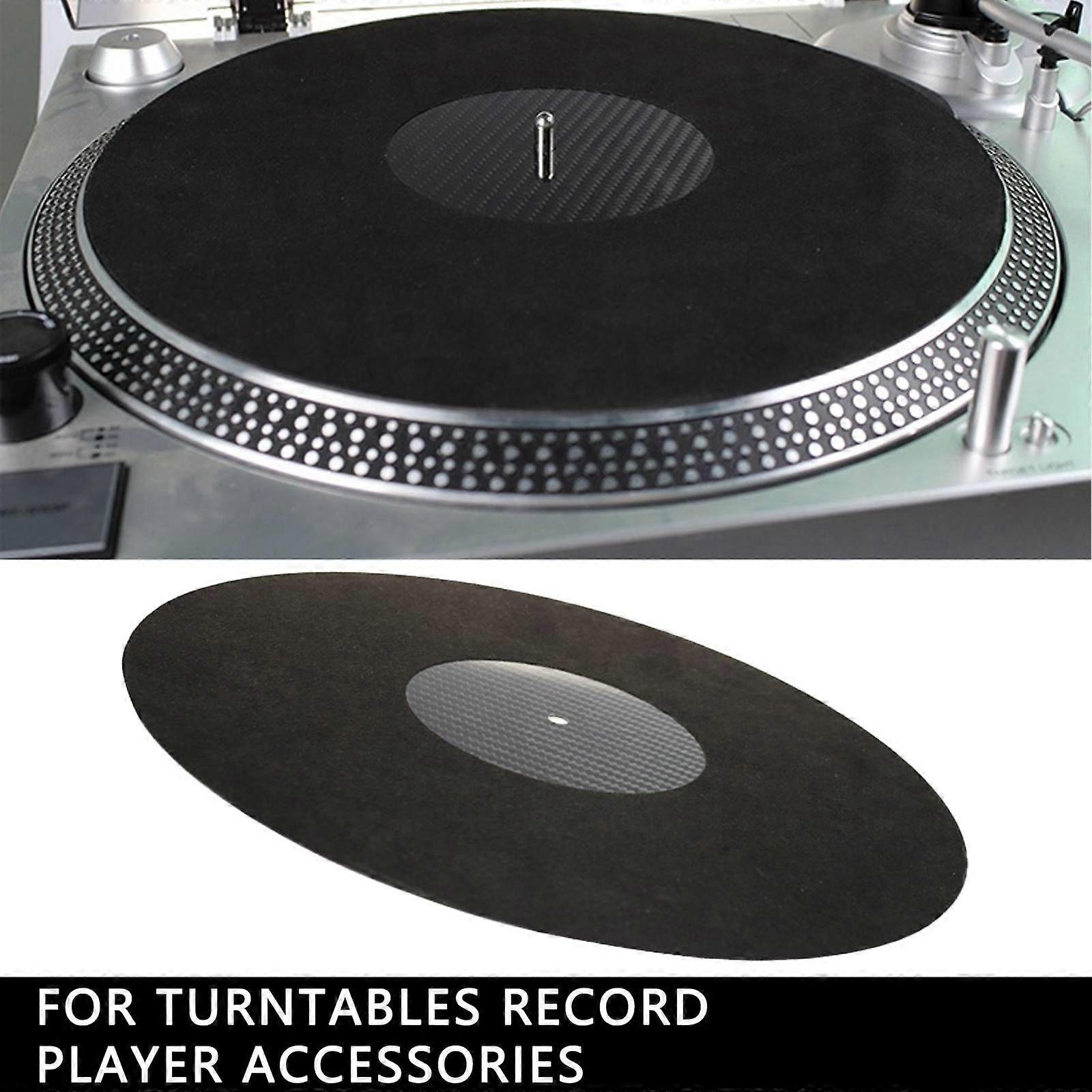 12 بوصة ألياف الكربون LP حصيرة Slipmat للأقراص الدوارة اكسسوارات مشغل السجلات
