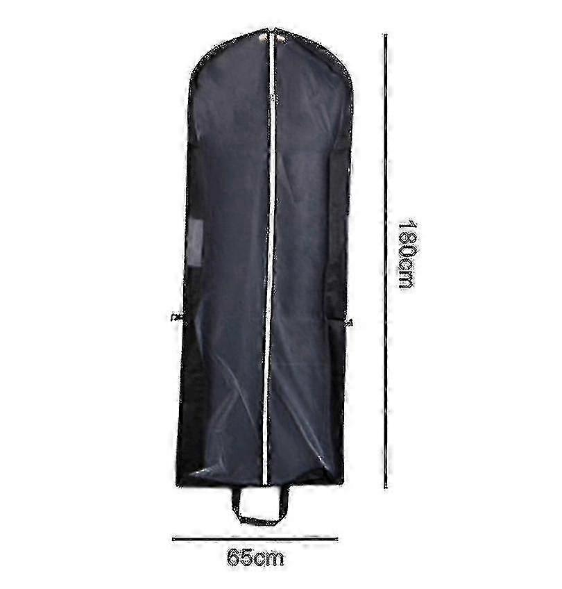 Klädväska för långa bröllopsklänningar 180cm Förlängd vikbar bärbar f74