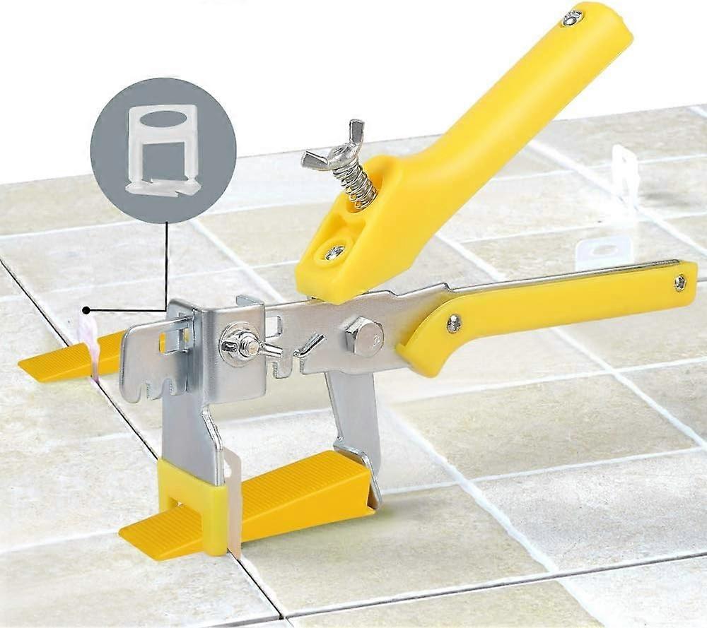 Reusable Wedges & Non-Reusable Spacers System, Supports Ceramic Tiles 1/8" To 1/2" Thick, Enhances Tiling Speed And Accuracy, Ensures Uniform Seams,