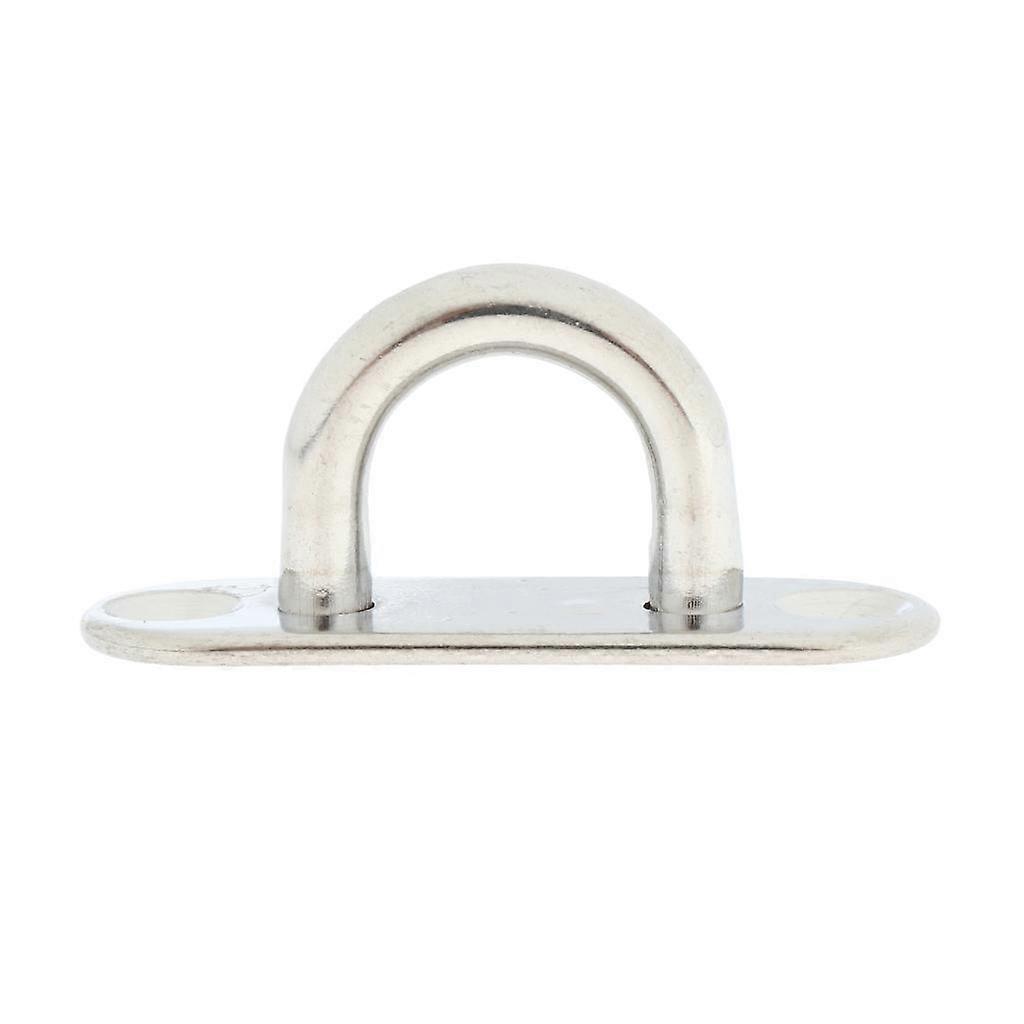5, 6, 8mm 304 Stainless Steel Oblong Pad Eye Plate, Home Marine Boat Rigging