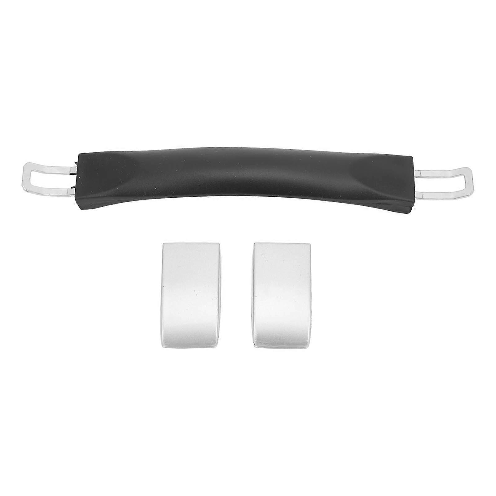 Plastic Luggage Handle 24.6cm Length Suitcase Pull Handle Replacement with Metal End Cap for Travel Boxes Cases 
