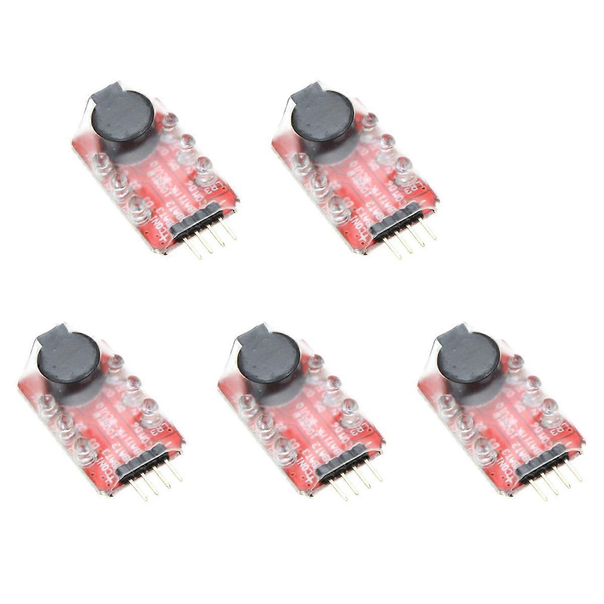 5X Loud Hailer Lipo Battery Voltage Alarm Display Checker 2-3S LED Display for RC Helicopter Quadco