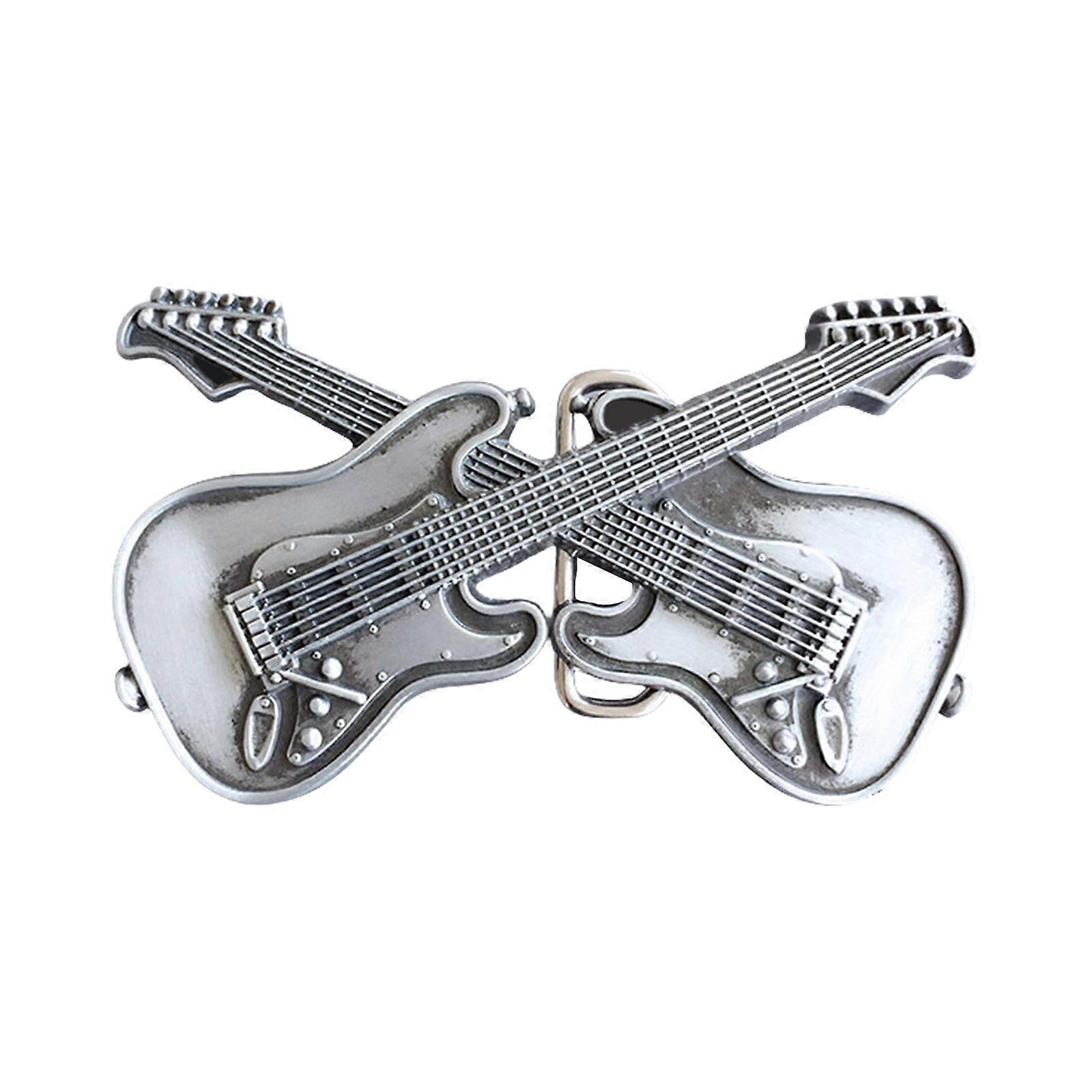 Removable Steel-String Buckles Antique Music Belt Buckles Unique Styles Versatiles for Music Event and Casual Use