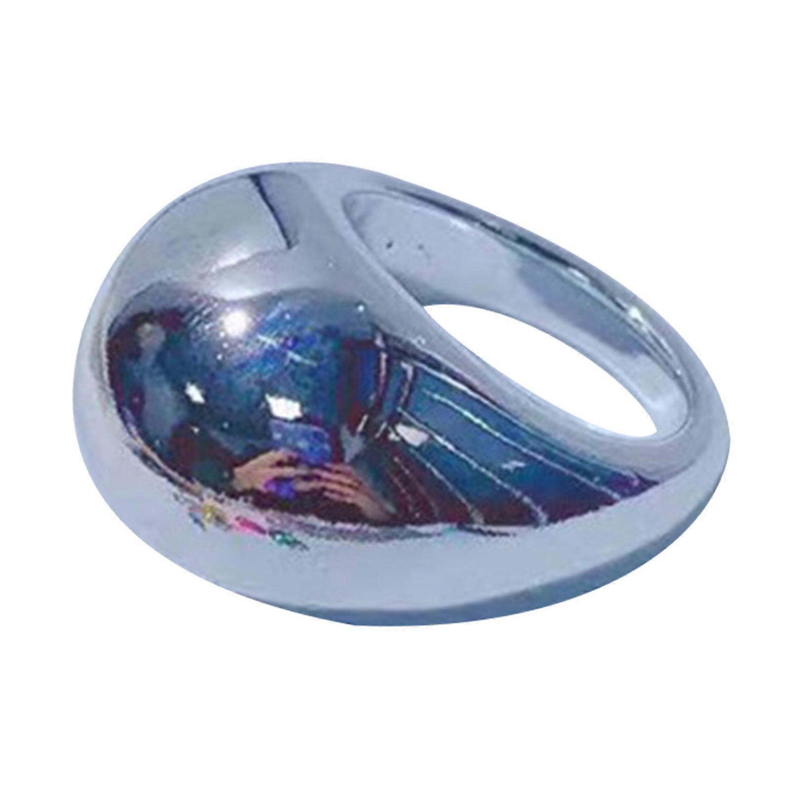 2023 Ovales colorés Bague géométrique À la mode Index Bagues en résine Bijoux Cadeau Pièces de déclaration accrocheuses